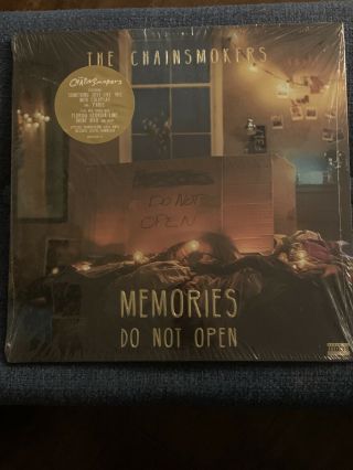 The Chainsmokers Memories Do Not Open Lp Limited Clear Vinyl Record Album