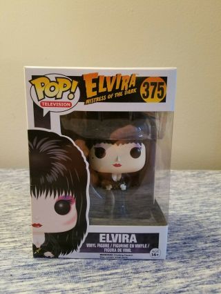 Funko Elvira,  Mistress Of The Dark Pop Tv Elvira Vinyl Figure 375