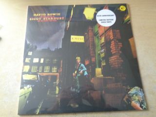 David Bowie ‎– Ziggy Stardust Gold Vinyl 45th Anniversary Lp