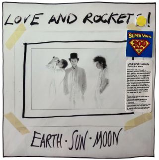 Love And Rockets Earth Sun Moon | Limited Edition 200 Gram Black Vinyl | Lp