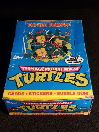 1989 Topps Teenage Mutant Ninja Turtles Trading Cards - - 36 Packets