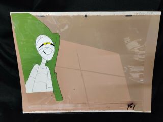 GROOVIE GOOLIES Animation Cel with Hand Painted Background Filmation Production 2