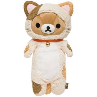 Official Store San - X Relax Brown Bear Rilakkuma 19  Soft Plush Doll Toys Gift