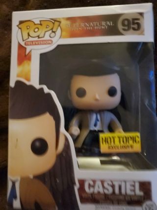 Funko Pop Television 95 Supernatural Castiel With Wings Exclusive Hot Topic.
