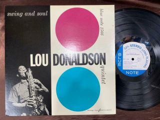Lou Donaldson Swing And Soul Blue Note Blp 1566 Stereo Japan Vinyl Lp