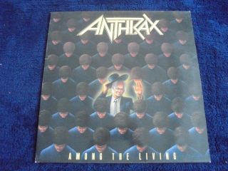 Anthrax - Among The Living 1986 Uk Lp Island 1st