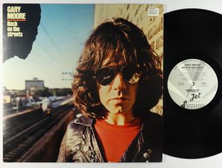Gary Moore - Back On The Streets Lp - Jet Vg,  Promo Photo