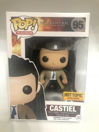 Funko Pop Castiel With Wings Hot Topic Exclusive Supernatural 95 Not