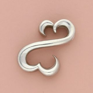 Kay Jewelers Sterling Silver Jane Seymour Open Hearts Slider Pendant (3.  6g)