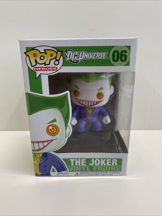 Funko Pop The Joker 06 Heroes Dc Universe Vinyl Figure.  Is.