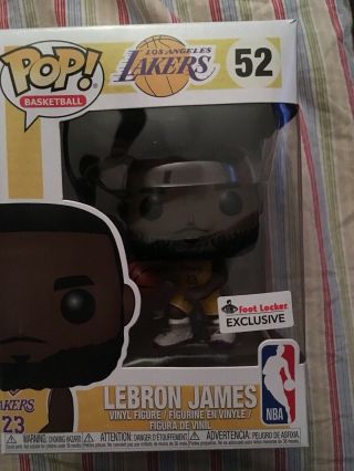 Funko Pop Lebron James Lakers Foot Locker Exclusive