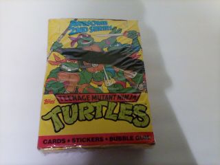 Topps 1990 Teenage Mutant Ninja Turtles Awesome 2nd Series Cards Stickers Gum