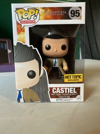 Funko Pop Castiel With Wings 95 Supernatural Hot Topic Exclusive