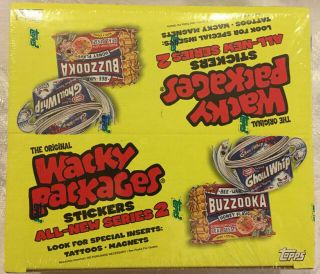 2005 Topps Wacky Packages Factory Box Ans2 24 Packs 6 Cards Per Pack