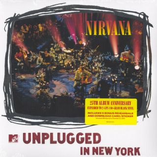 Nirvana ‎– Mtv Unplugged In York Vinyl 2lp 25th Ann Ed Dgc 2019 New/sealed