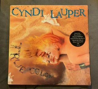 Cyndi Lauper Lp True Colors 1986 Us Vinyl Cat.  Or 40313