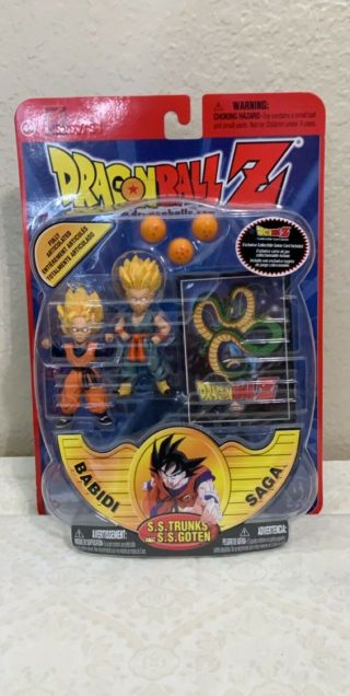 Dragon Ball Z Babidi Saga Ss Trunks & Goten Irwin Toys Action Figure Set 2002