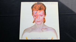David Bowie: Aladdin Sane 1973 Uk First Issue 10 - Track Orange Label Lp