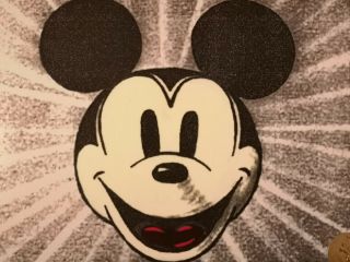 Mickey Mouse Sericel Hand Painted Cel Celluloid Art A4 Official Disney Gold Seal