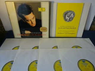 Nm Tulips Beethoven - 9 Symphonies 8lp Box,  Berlin P/o,  Karajan,  Dg Skl 101 - 108