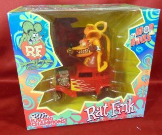 Rat Fink Racing Champions Mod Rods With Figure 2000 Ed Roth Hot Rod