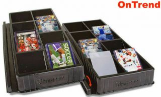 4 X Ultra Pro One Touch Toploader Sorting Storage Tray 32 Slots Compartments