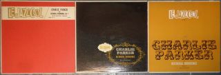 Charlie Parker,  Historical Recordings,  Volumes 1,  2,  & 3 - Lps,  1960.  Near