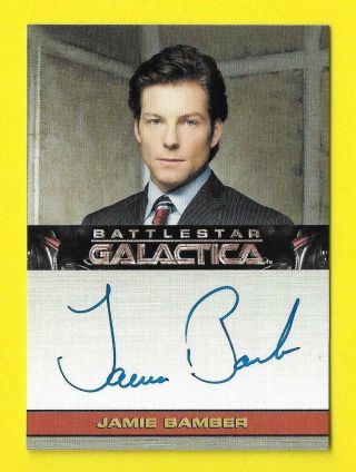 2009 Battlestar Galactica Season 4 Autograph Jamie Bamber As Lee Adama (limited)