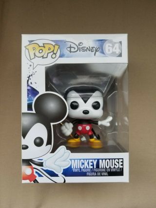 Disney Funko Pop Mickey Mouse 64 (epic Mickey) Vaulted - Brand
