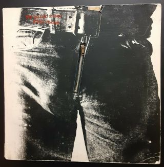Zipper Sticky Fingers By The Rolling Stones (1971 Vinyl Lp,  Coc 59100)