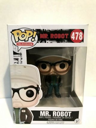 Funko Pop Television,  Mr.  Robot 478,  Vaulted/retired,  W/box Protector