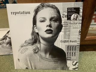 Taylor Swift “reputation” 2xlp Picture Disc Vinyl Record Misp
