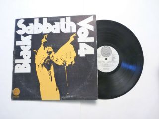 South Africa Import Black Sabbath Vol.  4 Lp Gatefold White Label Vertigo 19772