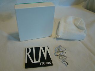 Robert Lee Morris Rlm Studio.  925 Sterling Silver Eternal Curve Pin