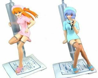 Evangelion Extra Nurse Figure Asuka & Rei (all Set Of 2)