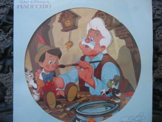 Walt Disney Pinocchio Soundtrack 12 " Lp Picture Disc