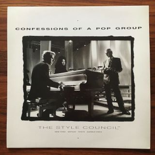 The Style Council Confessions Of A Pop Group Uk Insert Inner Vinyl Lp