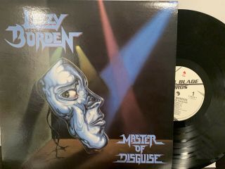 Lizzy Borden ‎– Master Of Disguise Lp 1989 Metal Blade Records ‎7 73413 - 1 Nm/nm