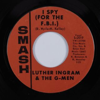 Northern Soul 45 Luther Ingram & The G - Men I Spy (for The F.  B.  I. ) Smash Hear