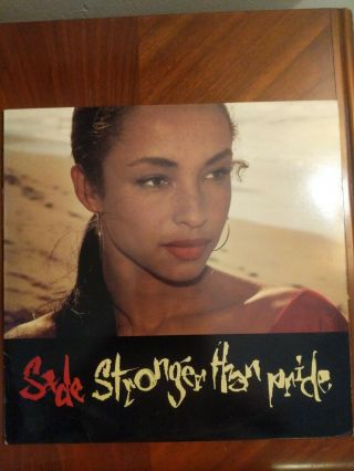 Sade Lp Stronger Than Pride Epic Orig.  Vinyl Record 44210