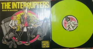 The Interrupters ‎– Road To Success Lp Yellow Vinyl Live In San Diego And London