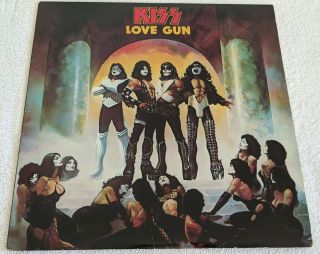 Kiss - Love Gun Vinyl Lp 1977 With Love Gun Insert
