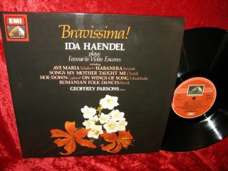 1980 Uk Nm Looks Unplayed Asd 3785 Stereo Reissue,  Ida Haendel Bravissima.  Cover