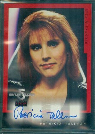 Babylon 5 Season 4 (a 7) Patricia Tallman As Leta Alexander Autograph Card