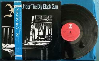 X Under The Big Black Sun Nm - 1982 Japan 1st Press Lp W/insert,  Obi Strip Punk