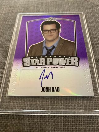 Olaf / Frozen Josh Gad 2015 Leaf Star Power Signature Autograph 3/5