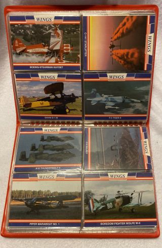 Vintage 1991 Crt Wings Special Inaugural Edition Airplane Cards - Full Set (80)