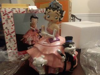 2005 King Features Syndicate Betty Boop Cookie Jar Nib 75th Anniversary Rare