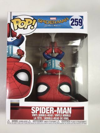 Funko Pop Marvel Spider - Man Homecoming 259 Hanging Upside Down Walmart Excl.