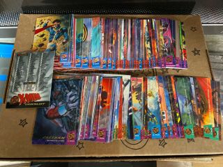 1994 Fleer - Ultra X - Men - Complete 150 Card Base Set - Marvel Comics